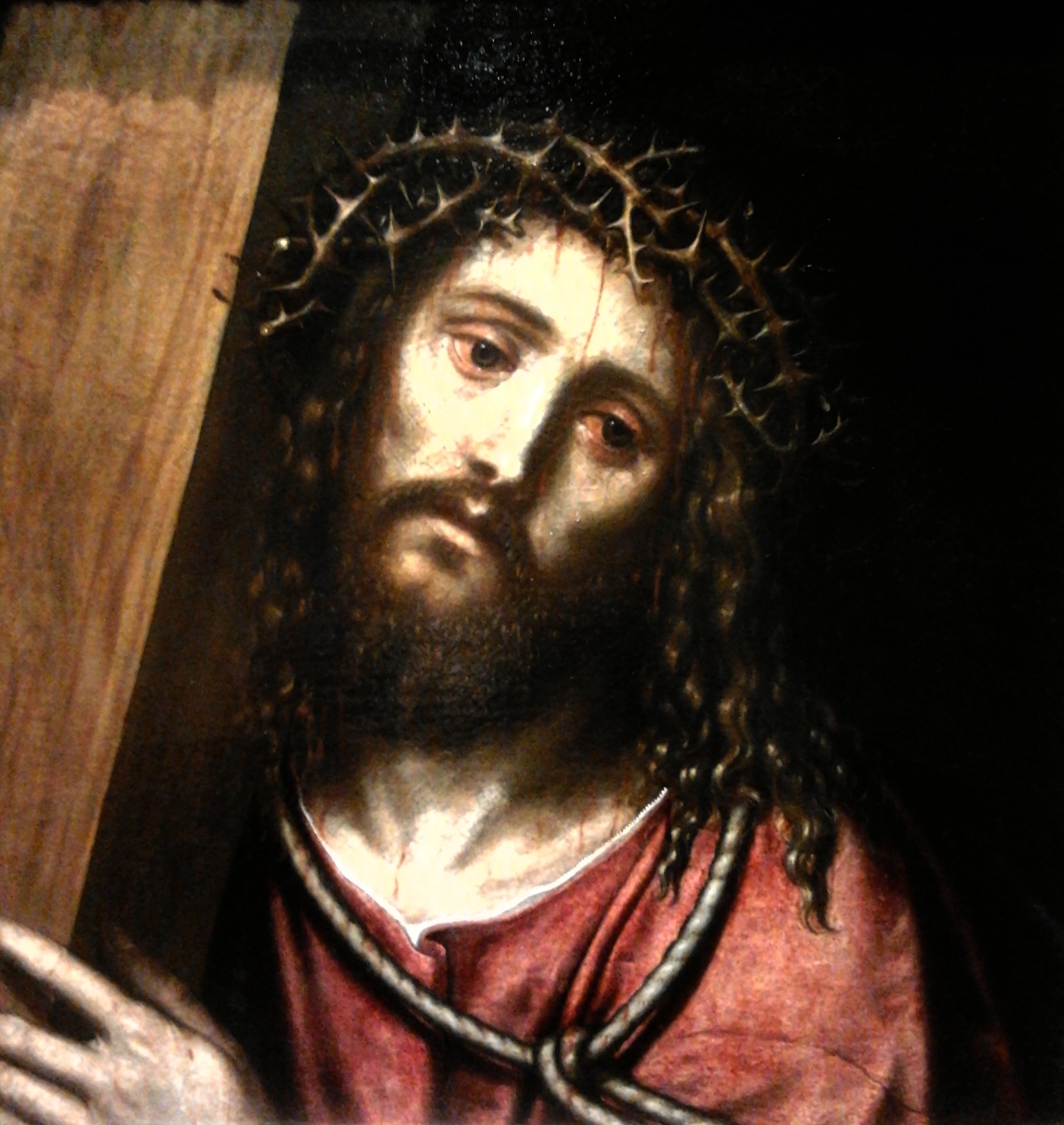 Иисус страдал. Тициан Христос. Иисус Христос в терновом венце. Тициан Иисус Христос. Христос Несущий крест Тициан.